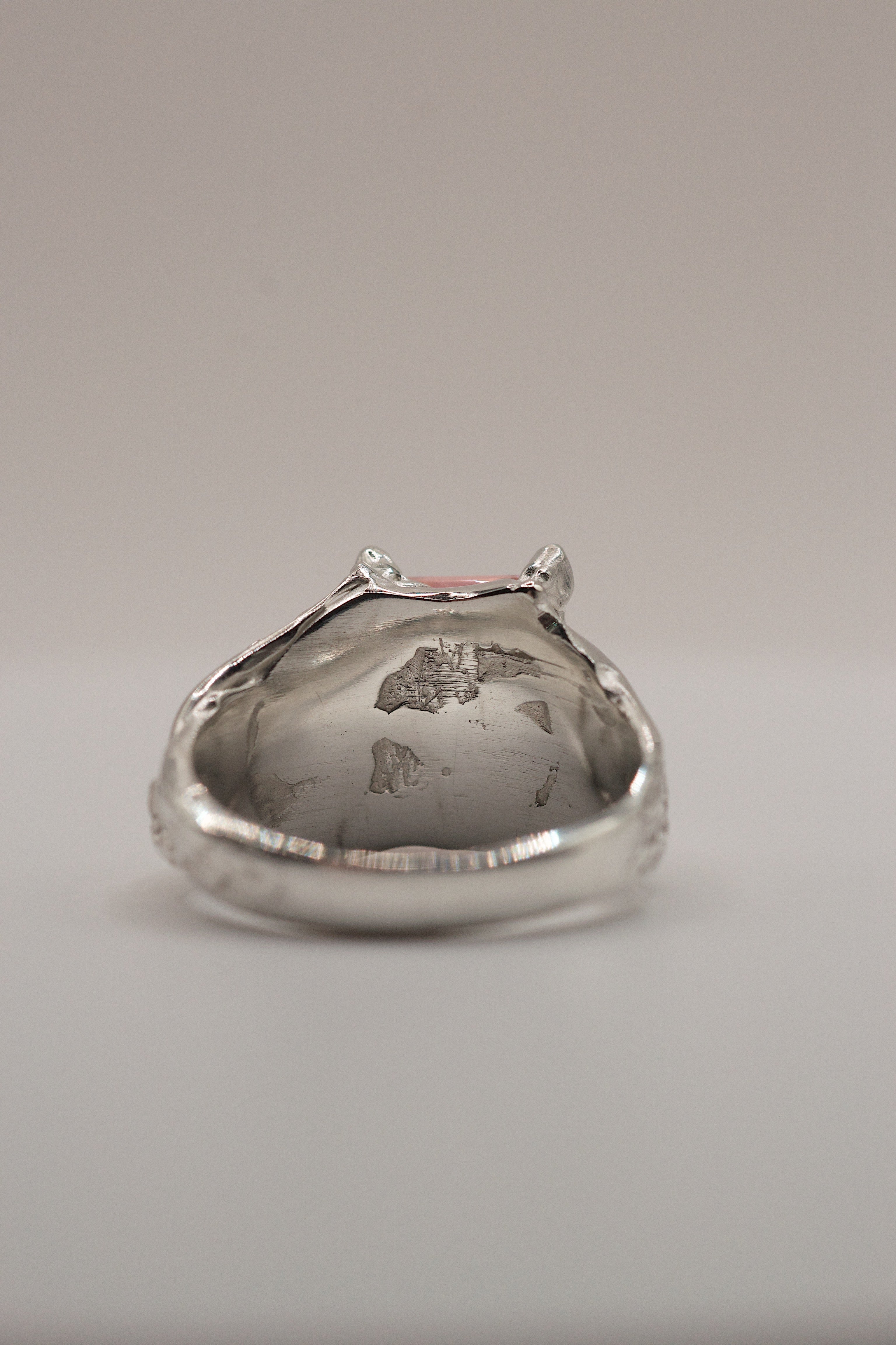 Lost Wax Silver Ring - "Rosabelle" | Handmade, Ready to Ship