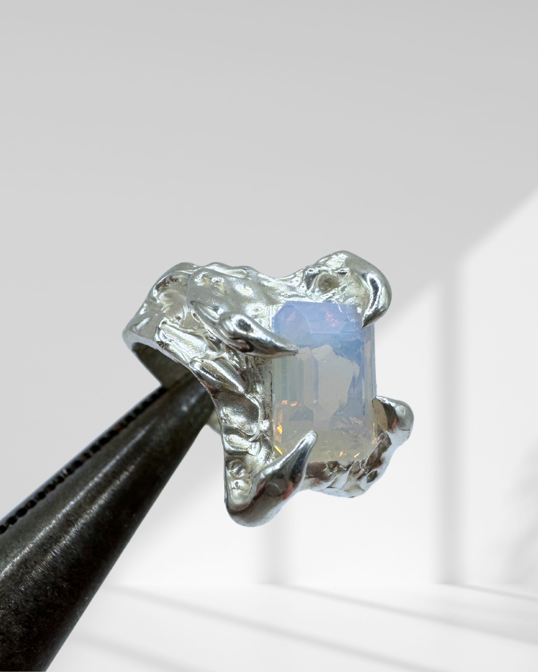 Lost Wax Silver Ring - "Viper" | Handmade, Ready to Ship