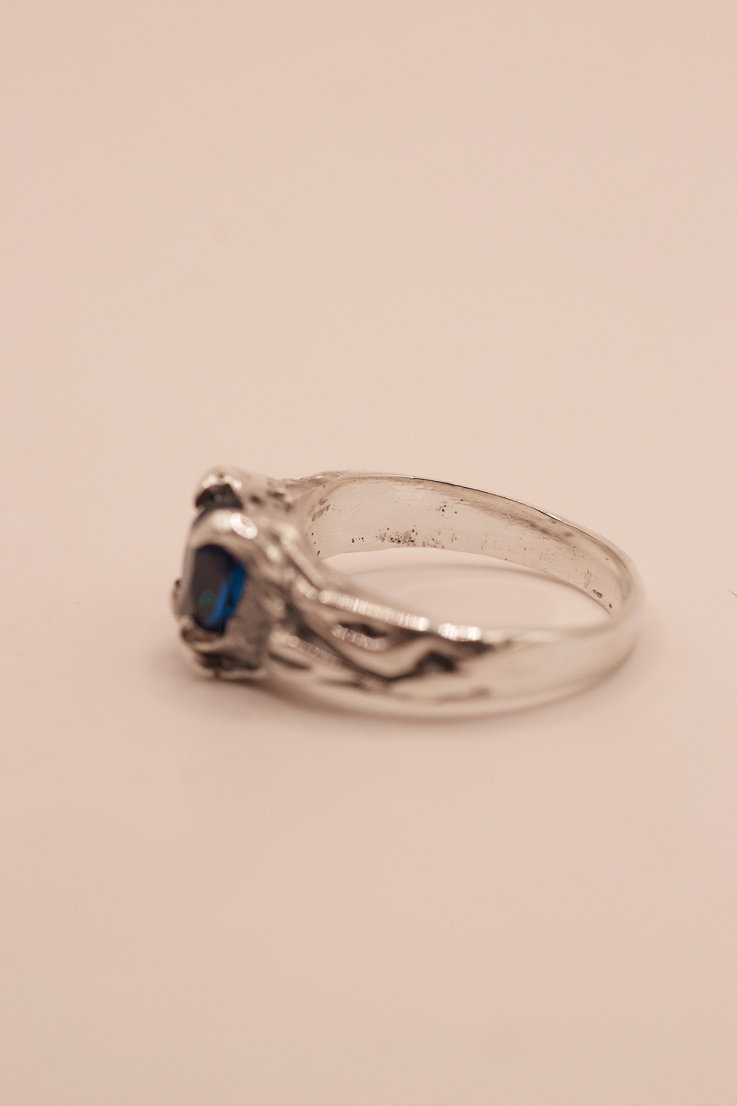 Lost Wax Silver Ring - "Frost" | Handmade, Ready to Ship