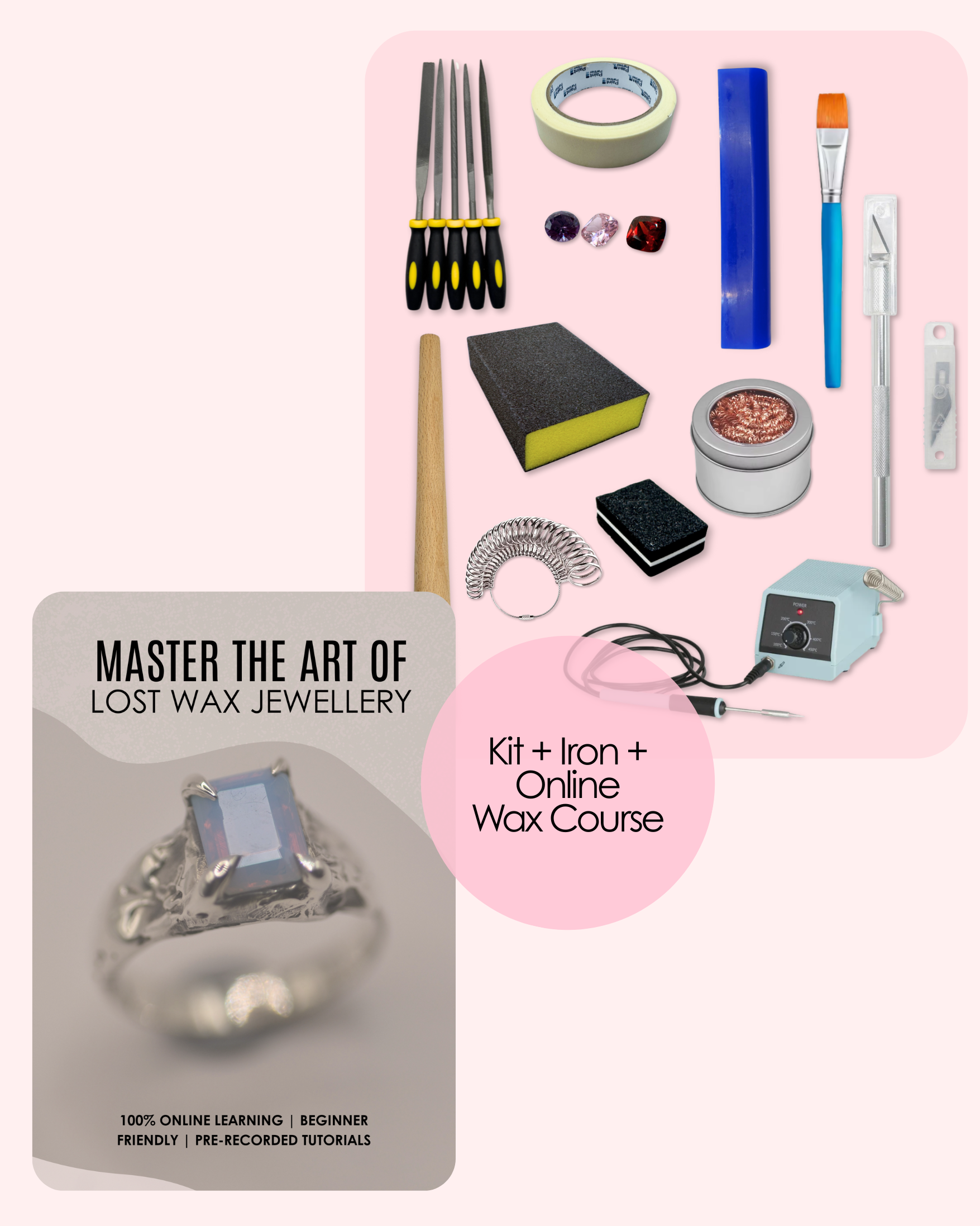 Lost Wax Jewellery Kit (Stage 1: Wax)