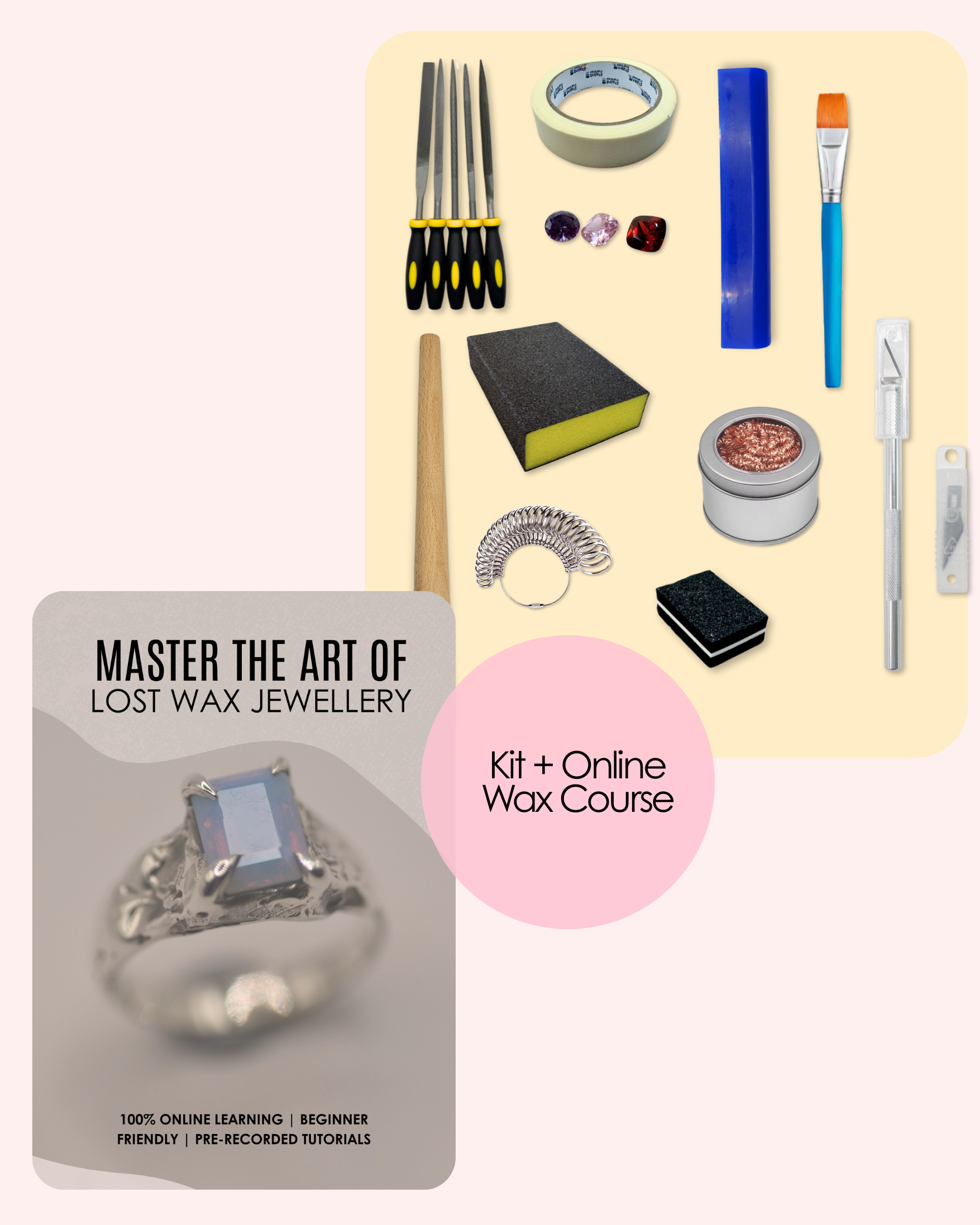 Lost Wax Jewellery Kit (Stage 1: Wax)