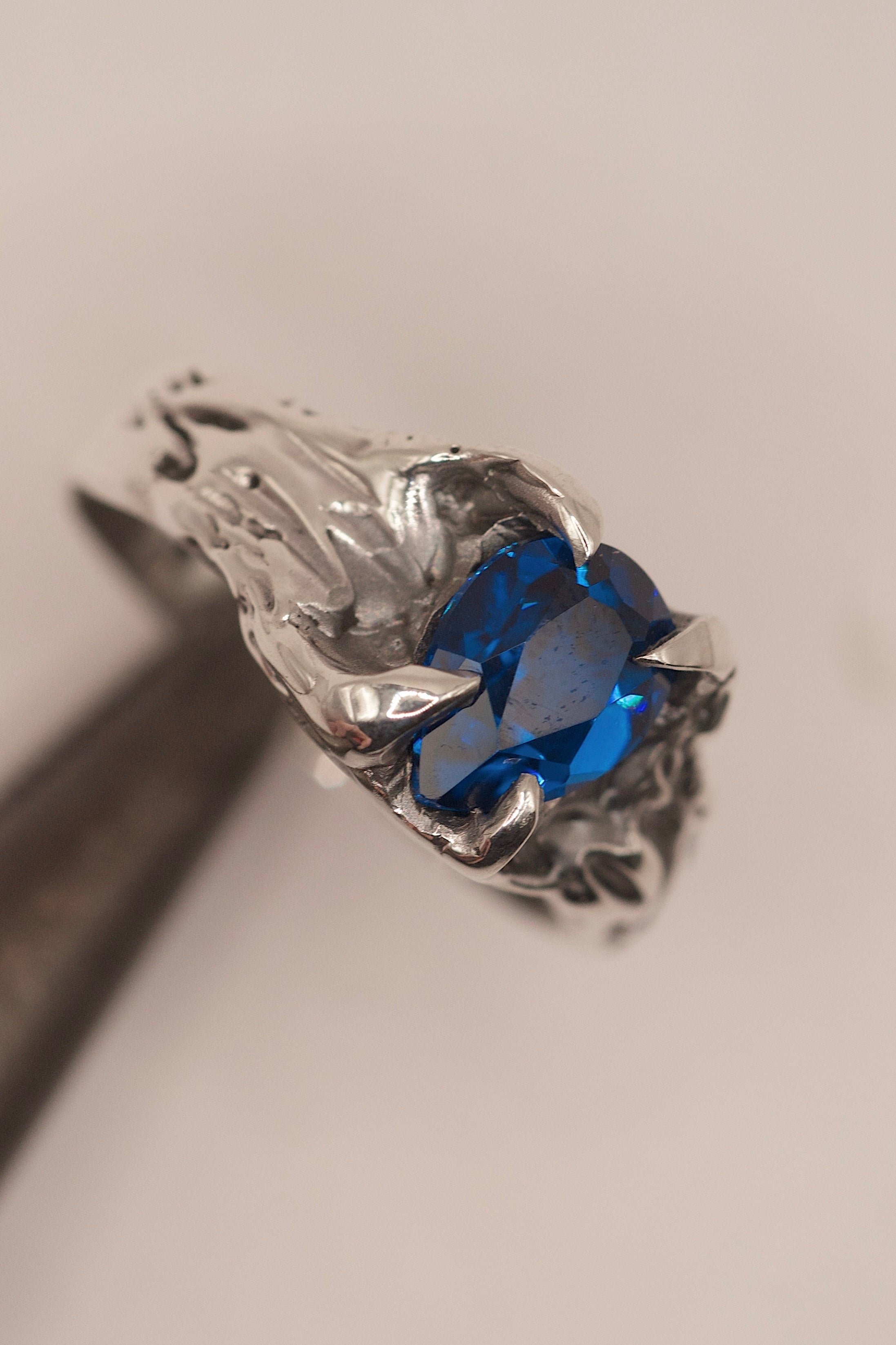Lost Wax Silver Ring - "Frost" | Handmade, Ready to Ship