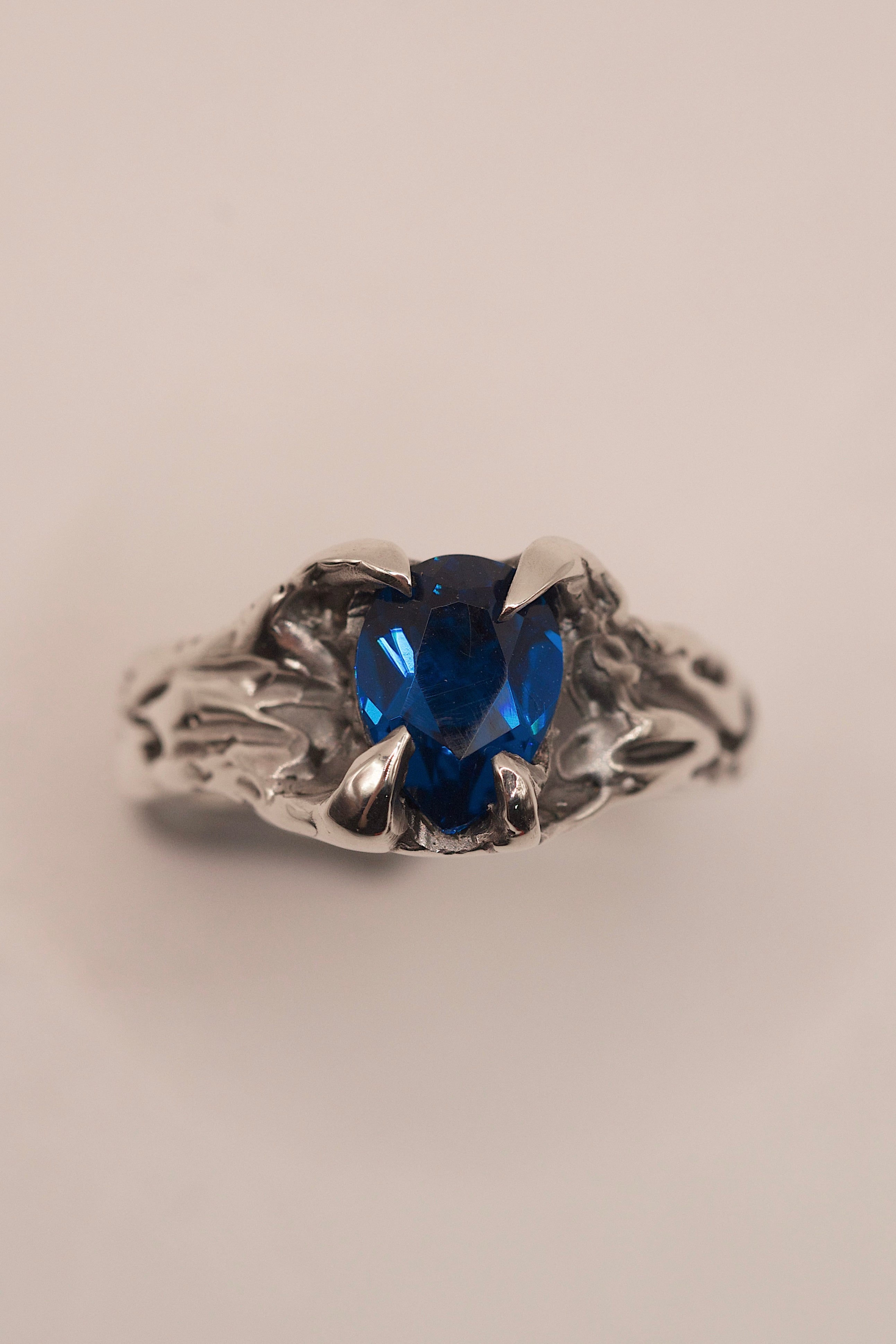 Lost Wax Silver Ring - "Frost" | Handmade, Ready to Ship