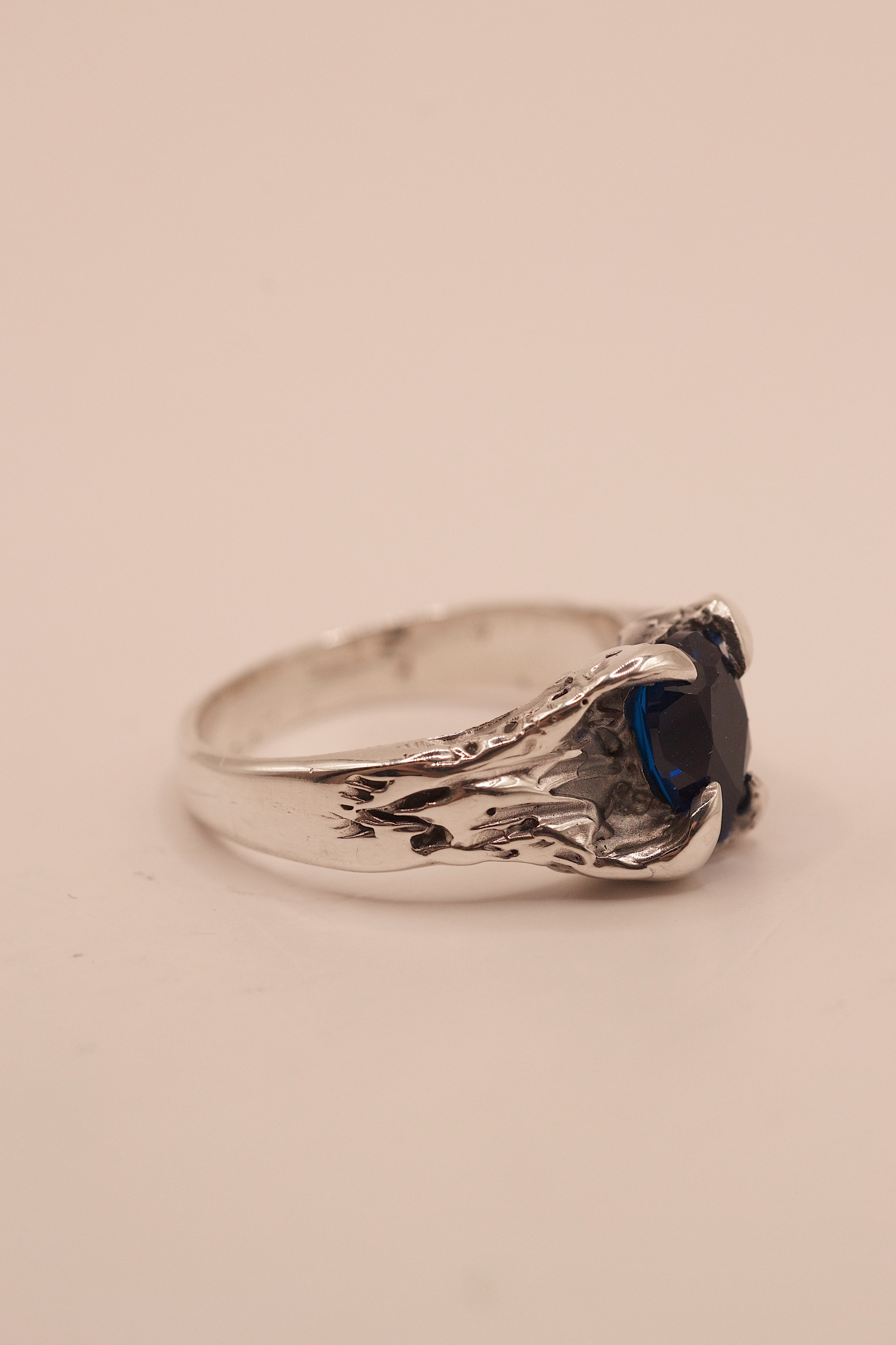 Lost Wax Silver Ring - "Frost" | Handmade, Ready to Ship