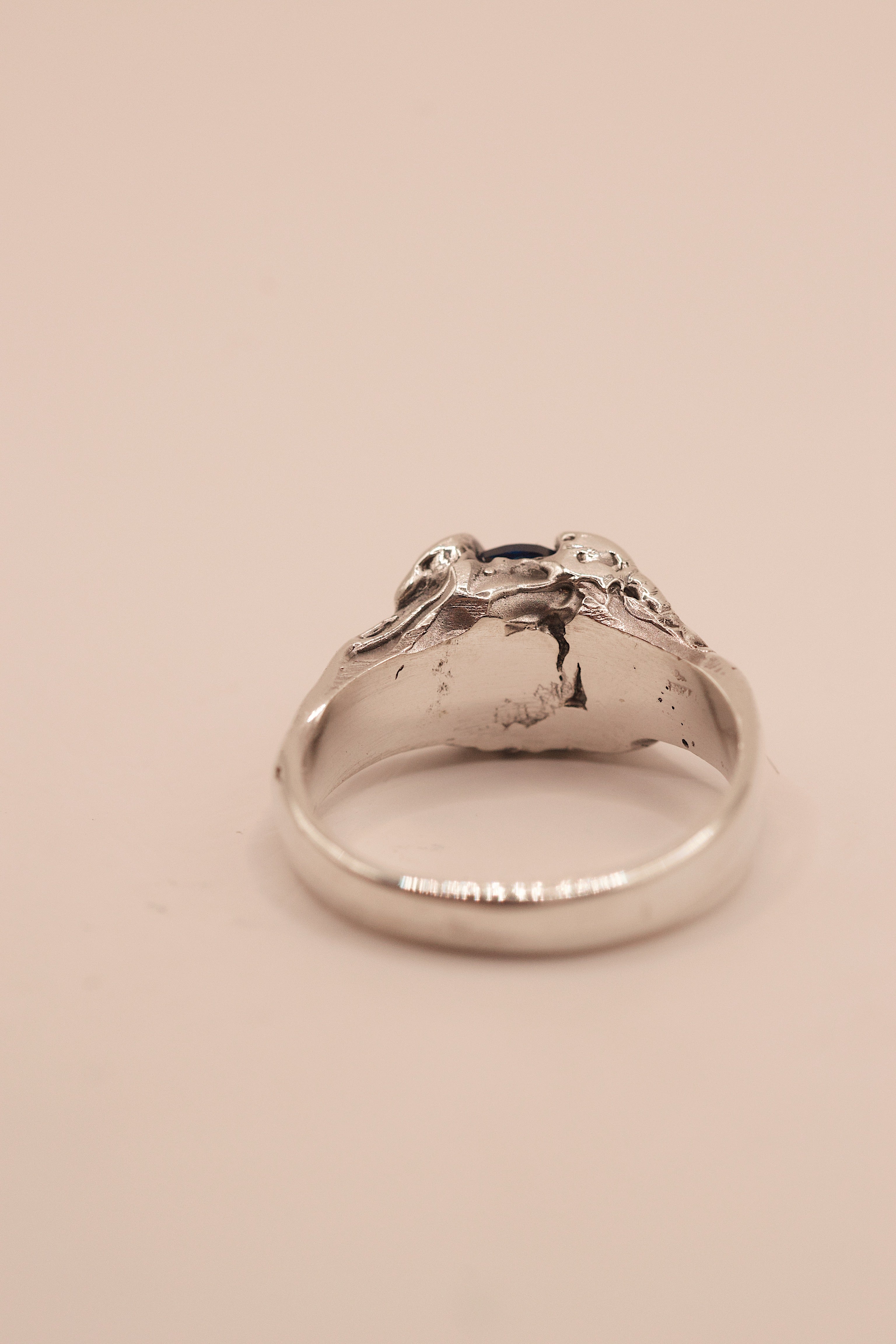 Lost Wax Silver Ring - "Frost" | Handmade, Ready to Ship