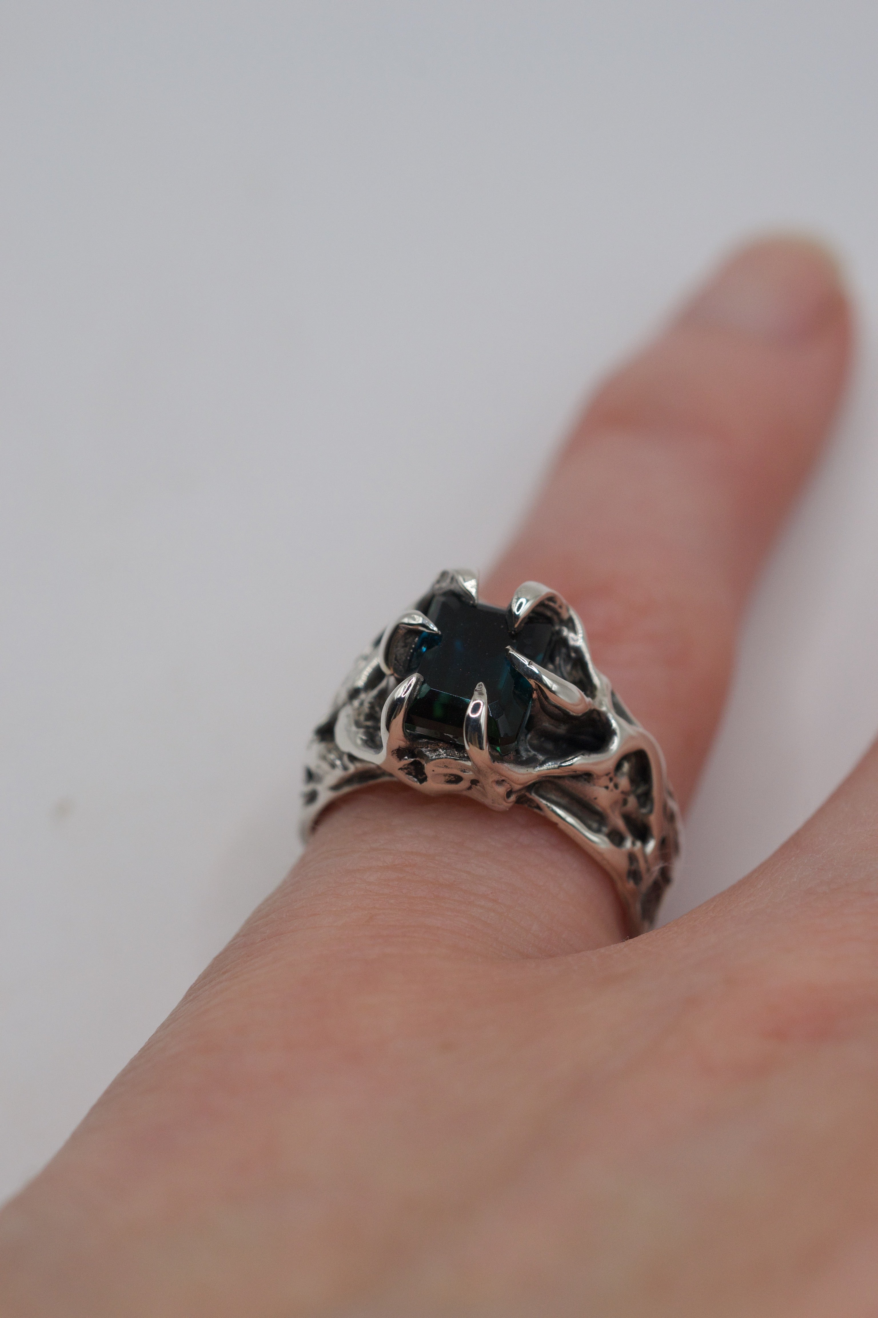 Lost Wax Silver Ring - "Silver Lace" | Handmade, Ready to Ship