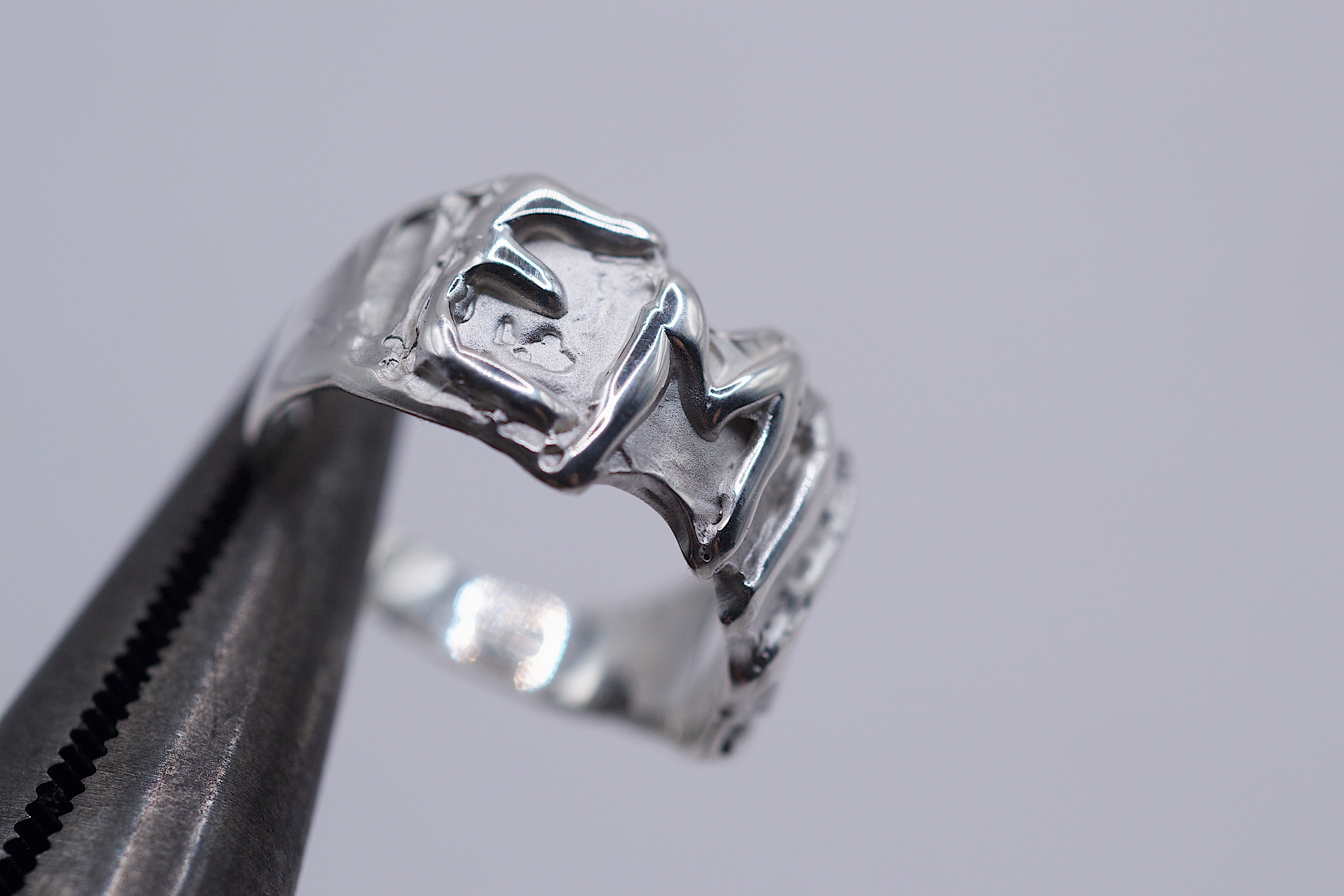 Lost Wax Silver Ring - Personalised | Handmade, Made to Order
