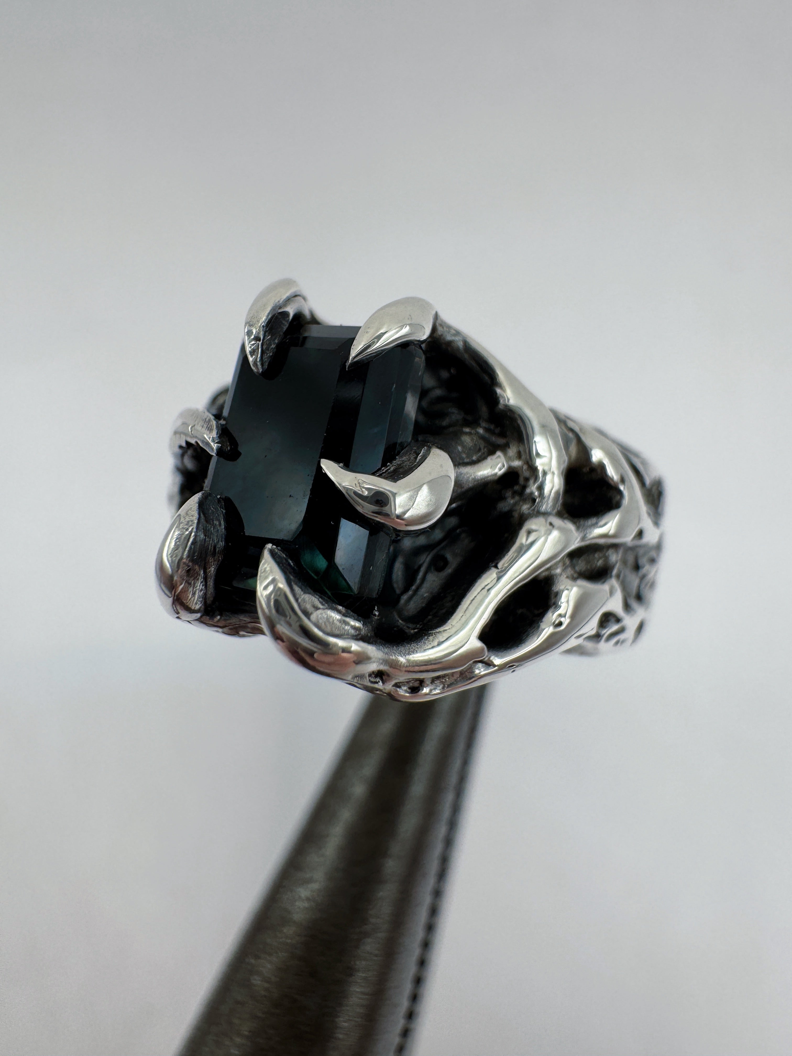 Lost Wax Silver Ring - "Silver Lace" | Handmade, Ready to Ship
