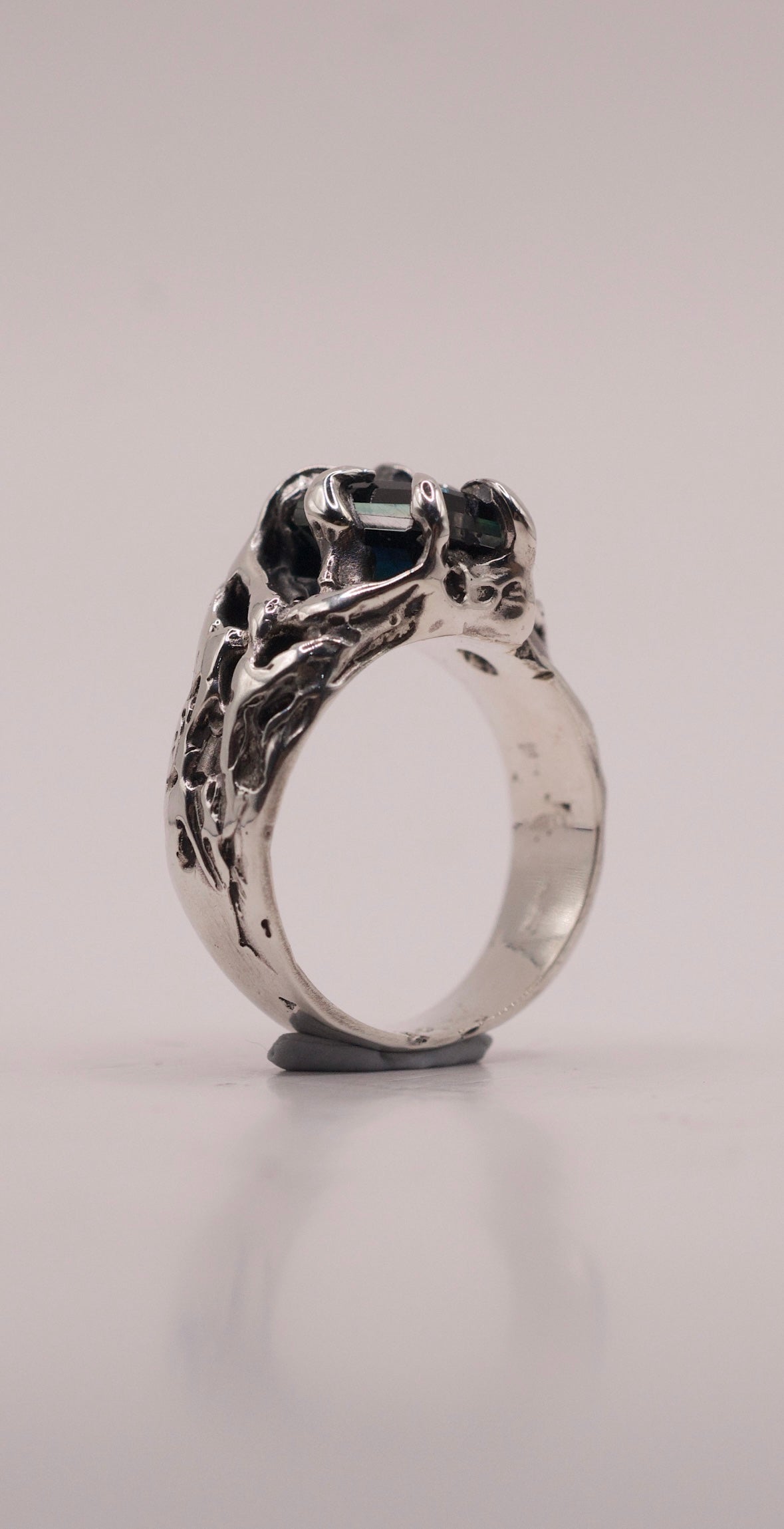 Lost Wax Silver Ring - "Silver Lace" | Handmade, Ready to Ship