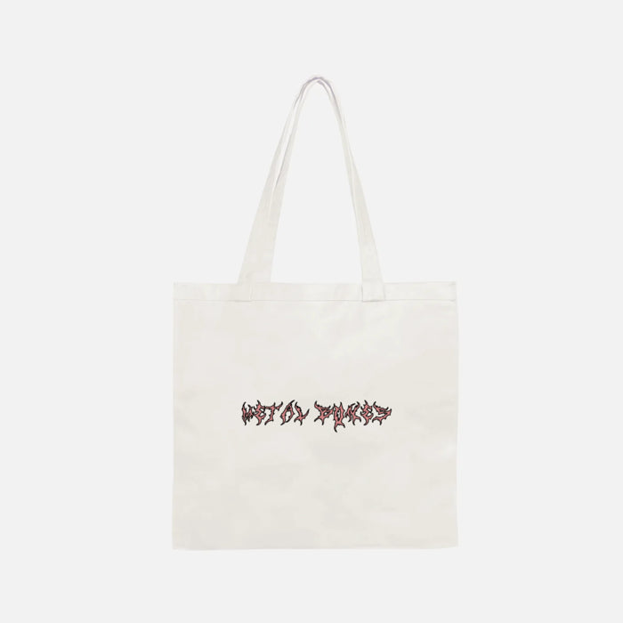 Metal Bones Canvas Tote Bag