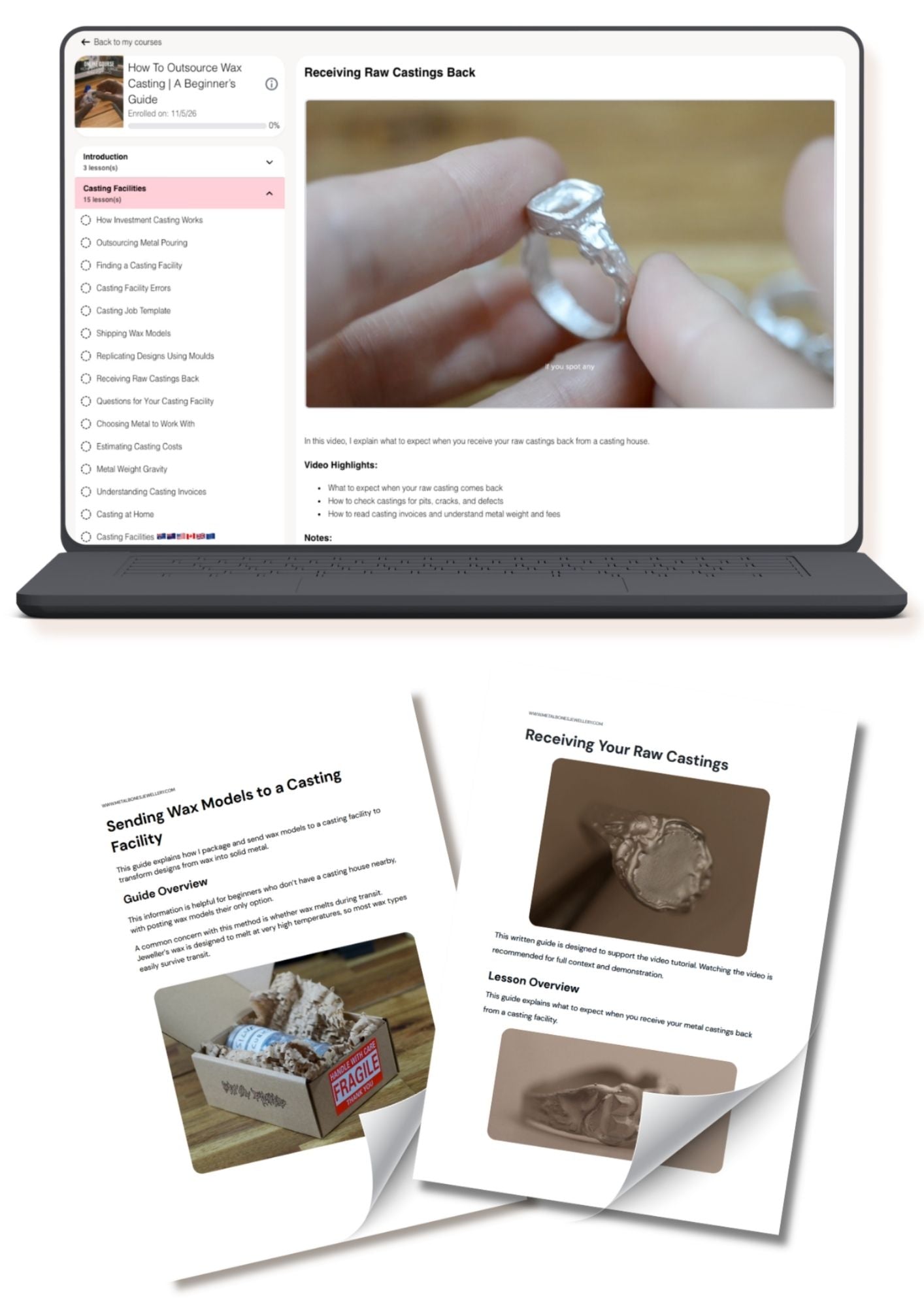 How to find a casting house and outsource metal pouring for lost wax casting