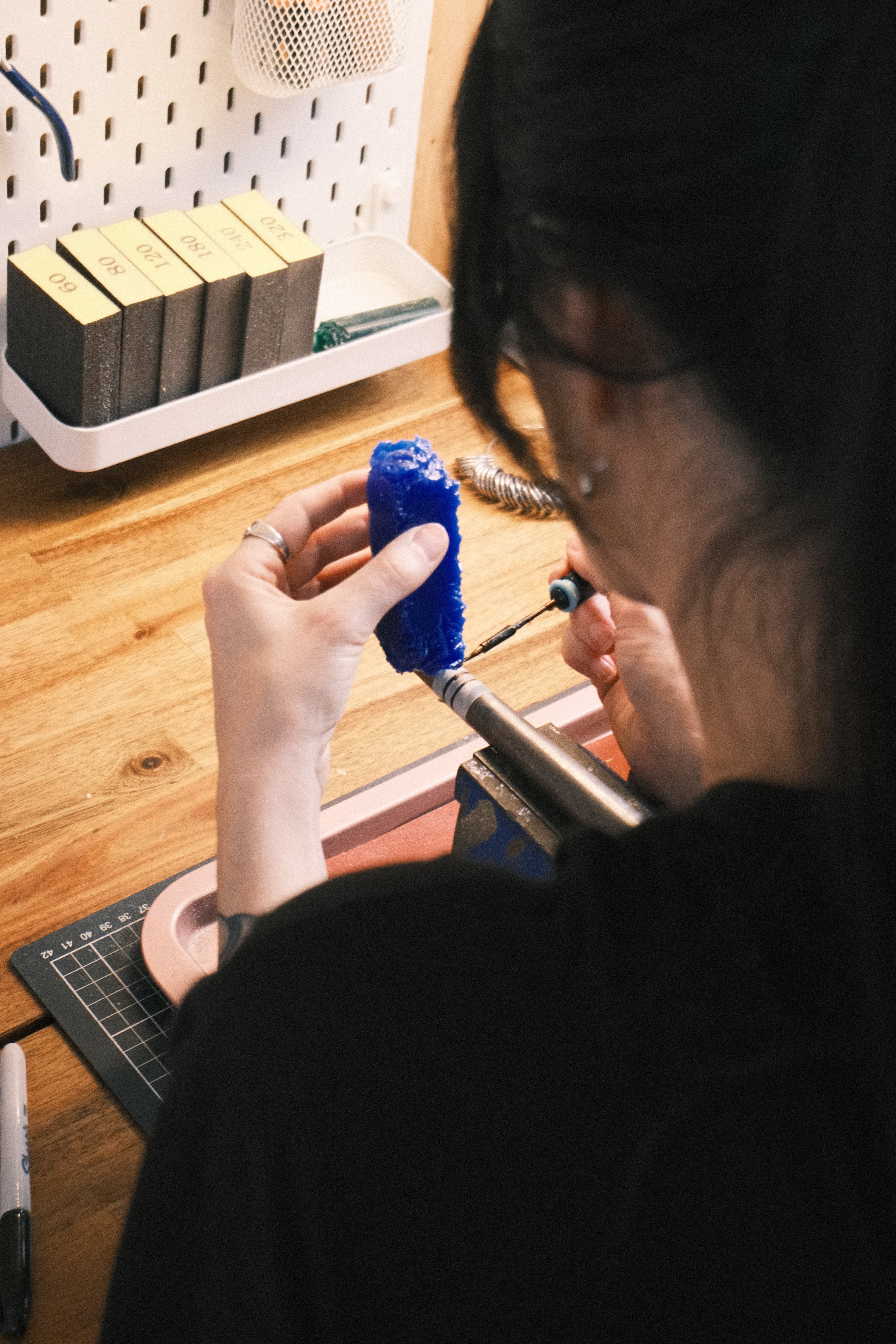 in person wax carving workshop on the sunshine coast