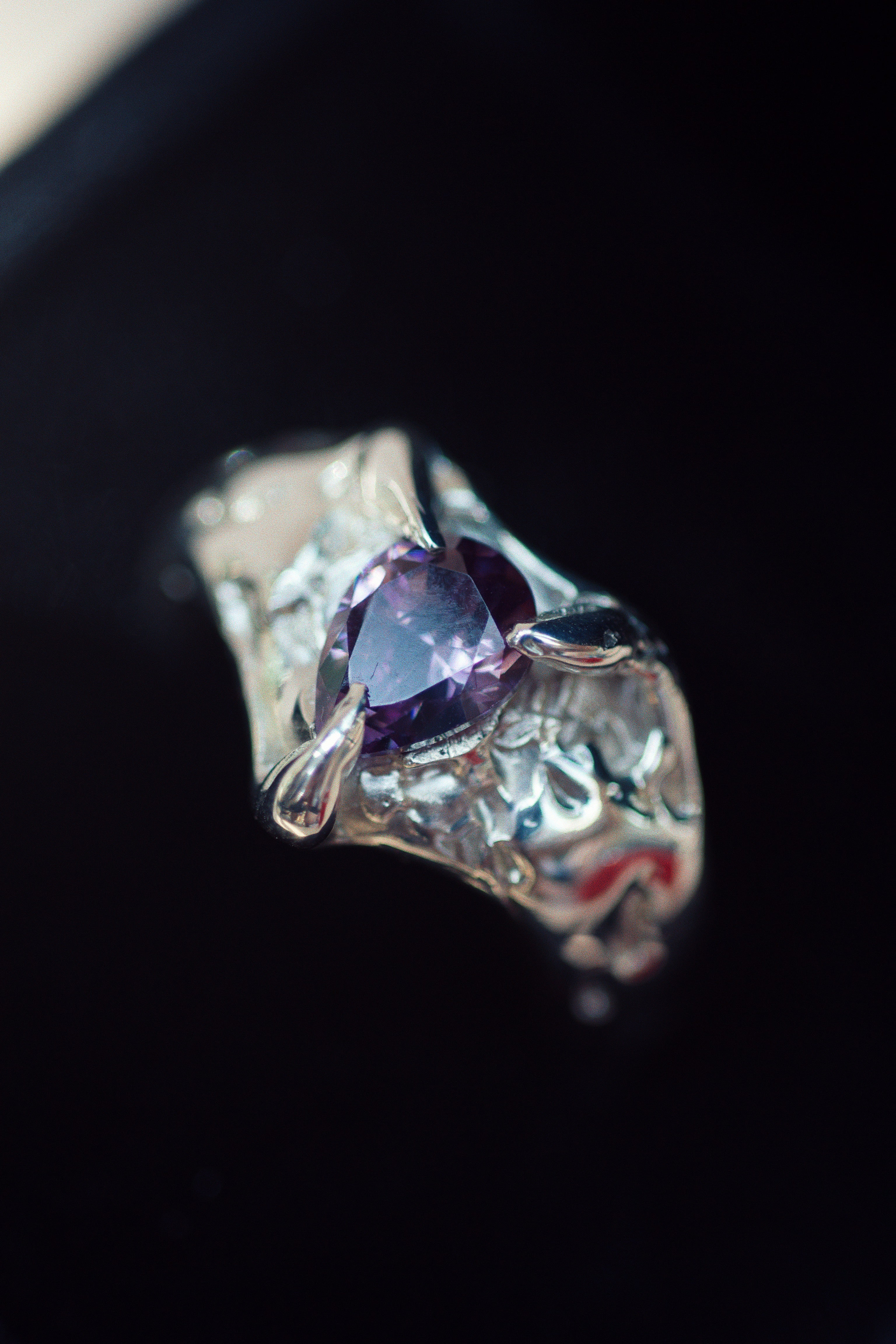 Lost Wax Silver Ring - "Poison" | Handmade, Ready to Ship