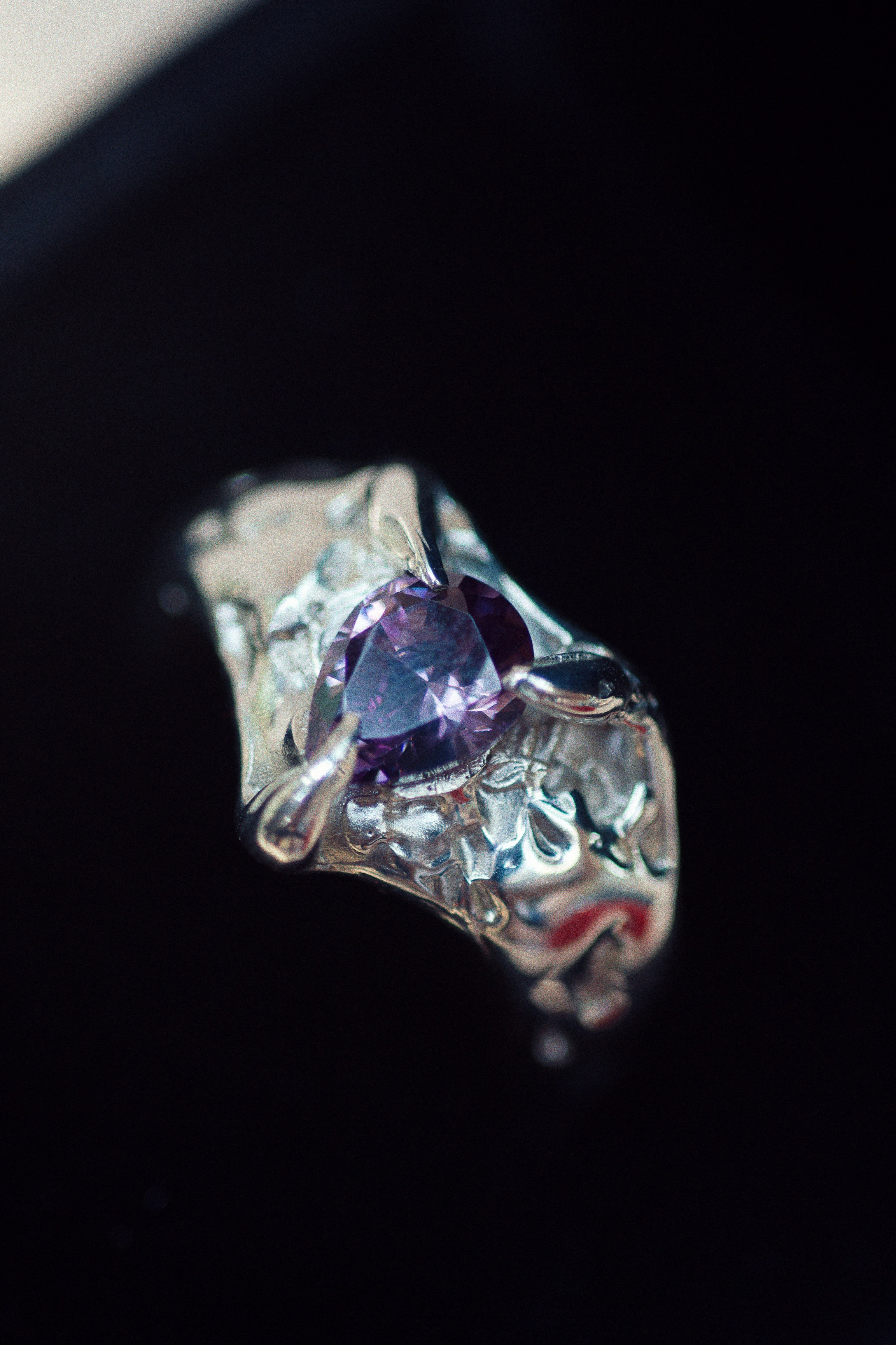 Lost Wax Silver Ring - "Poison" | Handmade, Ready to Ship