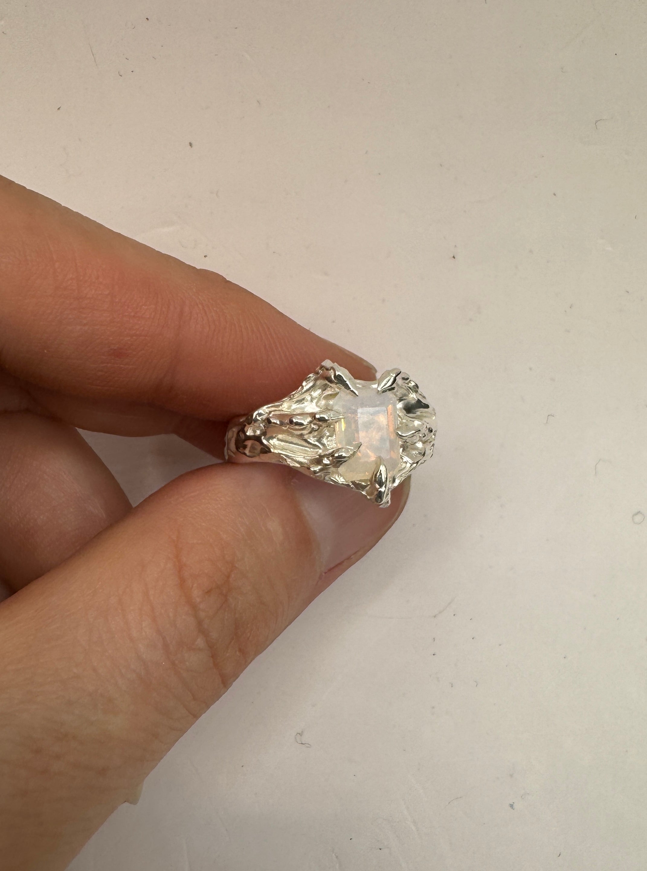 Lost Wax Silver Ring - "Dragon" | Handmade, Made to Order