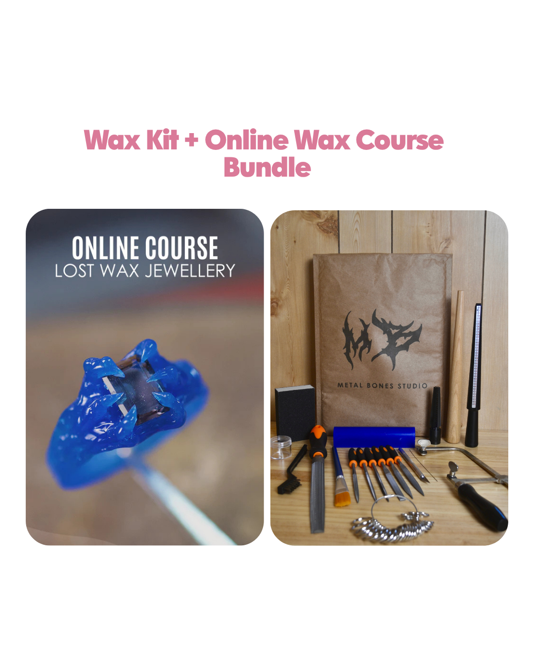 Wax carving kit and online jewellery making course for beginners in Australia.