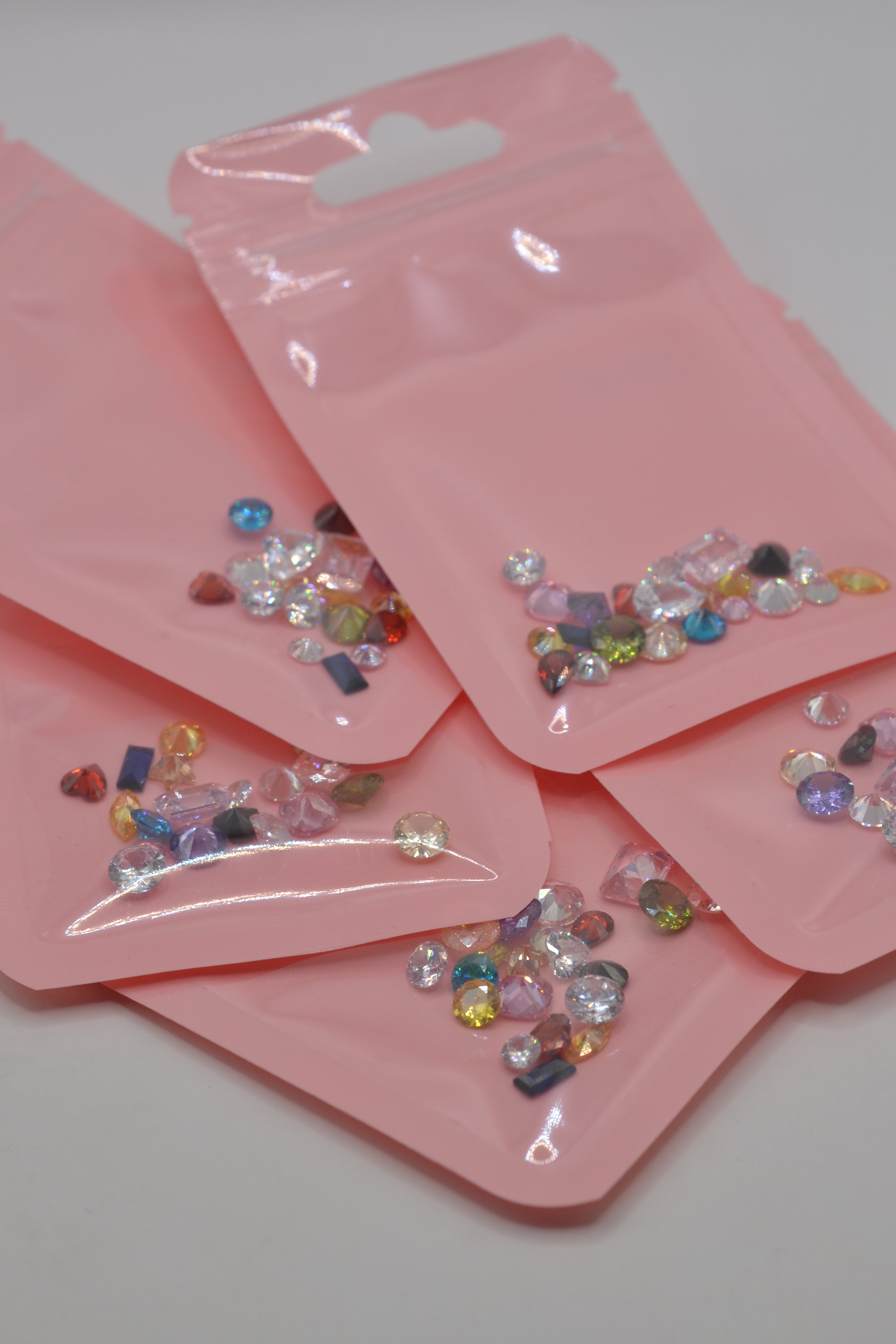 mixed cubic zirconia pack by metal bones jewellery for casting in place