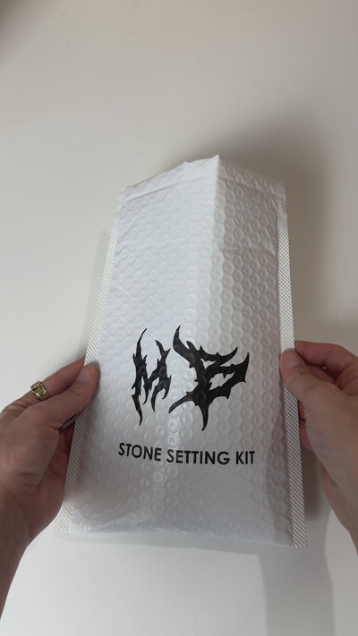 stone setting kit for beginners by metal bones jewellery