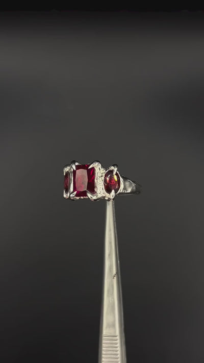 @themoltenforge - handmade silver jewellery, student result from lost wax carving course